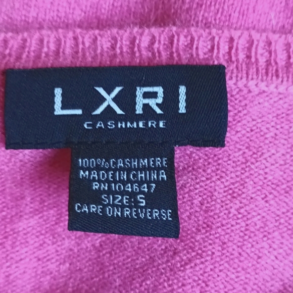 Cashmere crew neck pullover pink soft luxury excellent used condition small - Picture 2 of 7